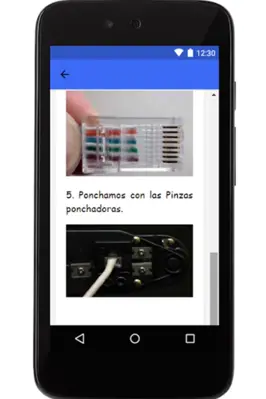 Colores Conector RJ45 android App screenshot 1